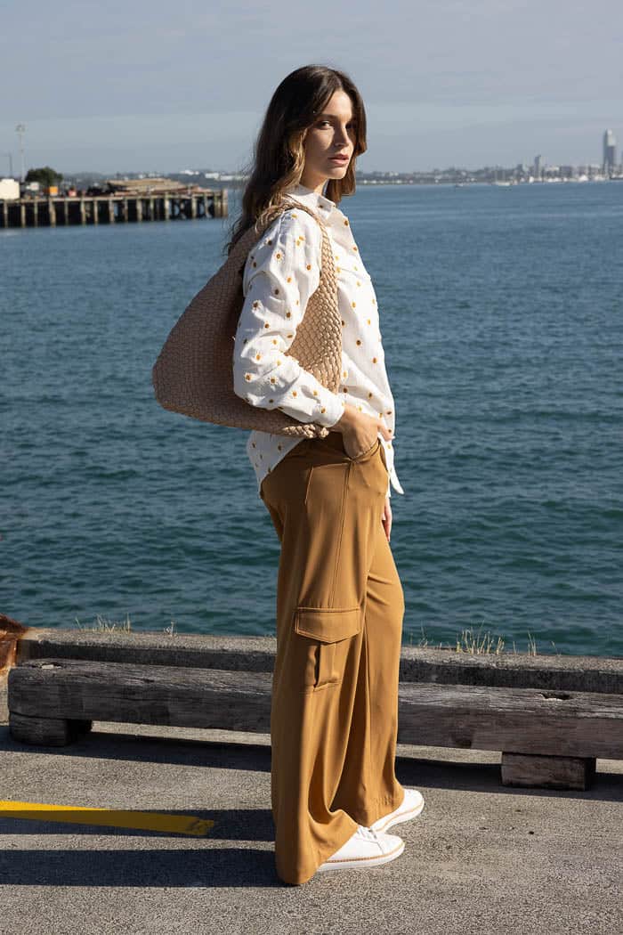 Caramel cargo pant
