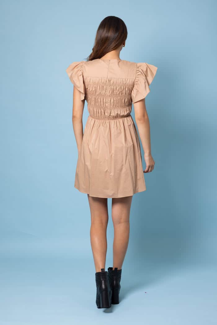 Camilla Dress Caramel 3
