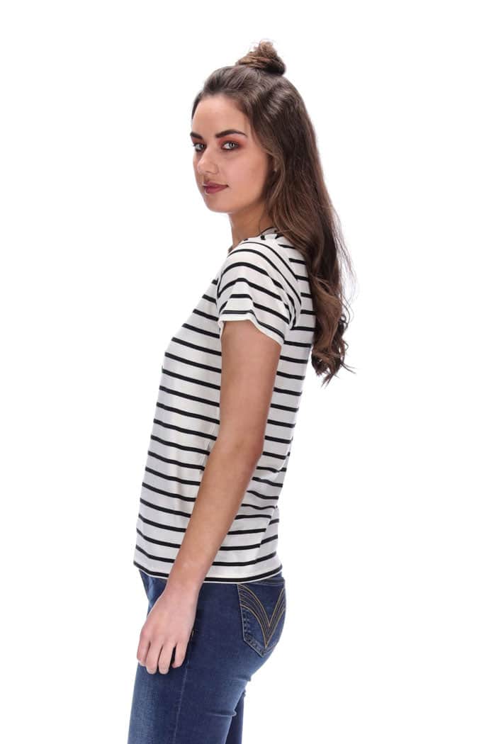 Cara Tee Natural/Black 3