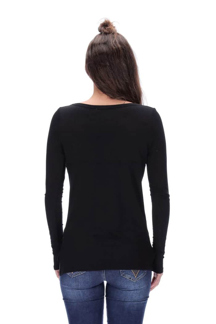 Carter Long Sleeve Top Black 4