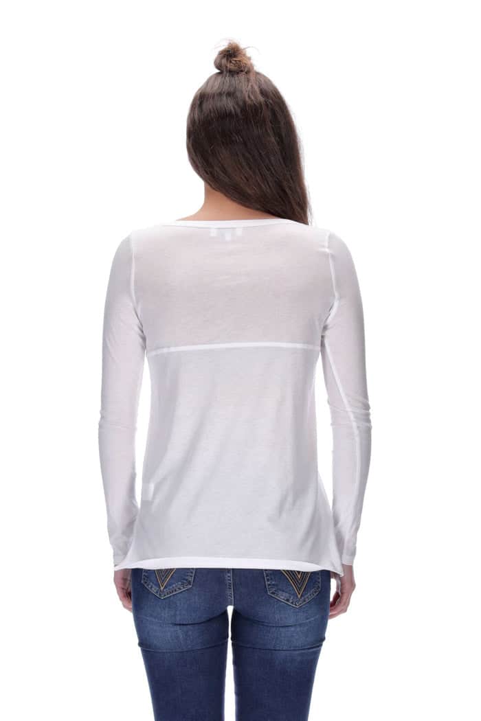 Carter Long Sleeve Top White 4