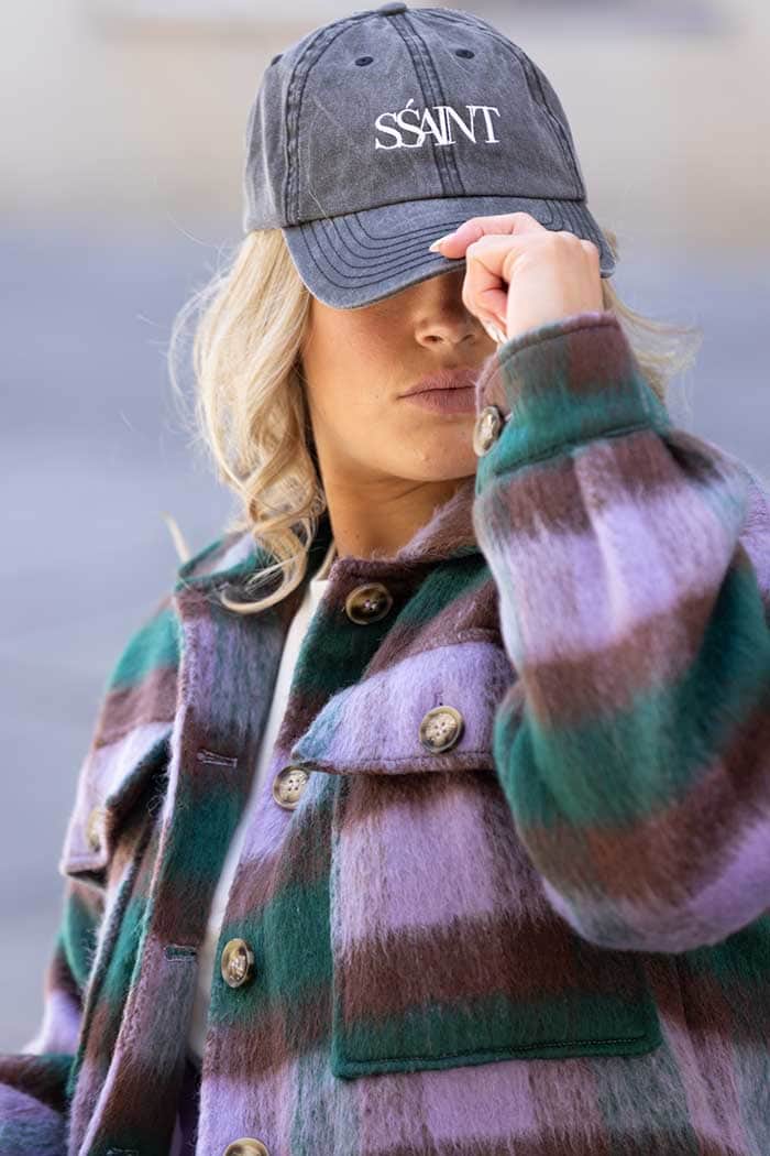 Charlie Shacket Lilac Check 4
