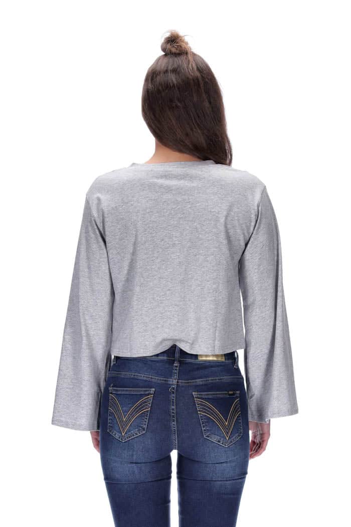 Chelsea Long Sleeve Top Grey 4