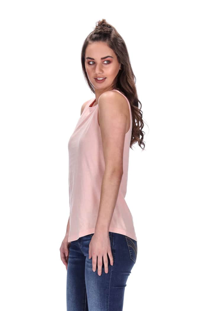 Chicago Singlet Distressed Pink 3