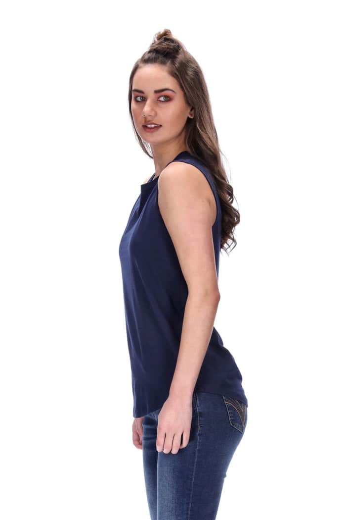 Chicago Singlet Navy 3