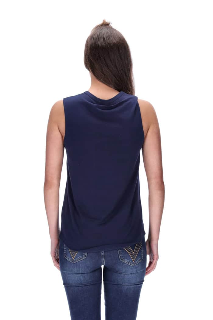 Chicago Singlet Navy 4