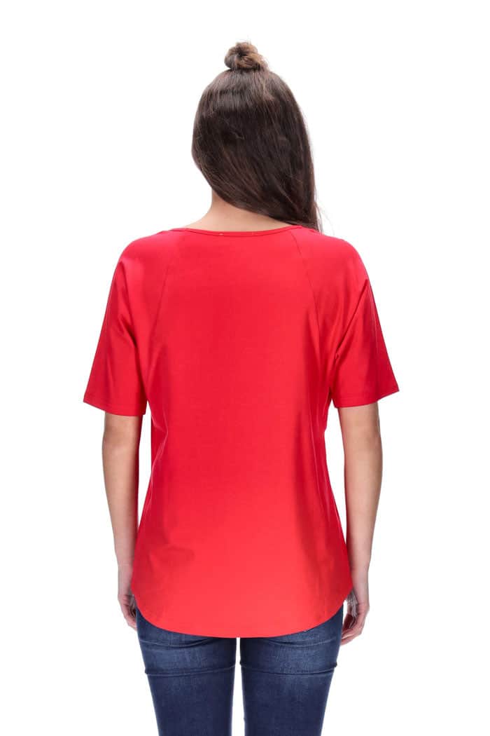 Chloe Tee Red 4