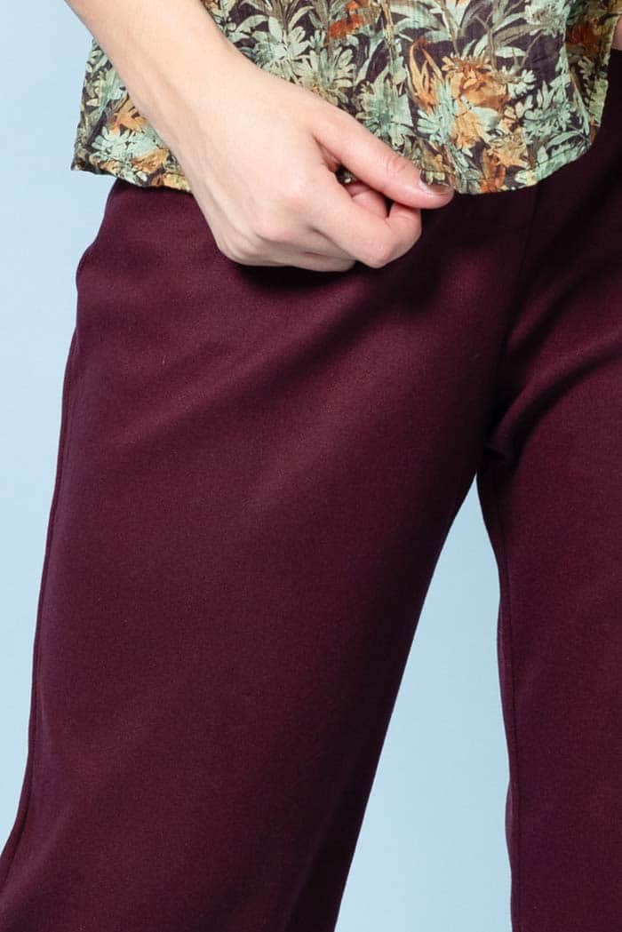 Cleo Pant Merlot 4