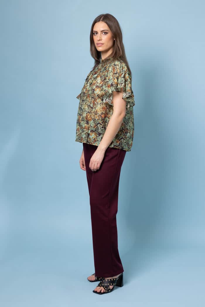 Cleo Pant Merlot 2