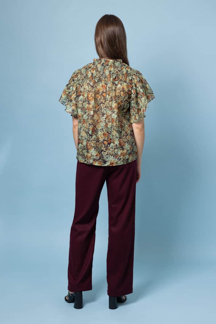 Cleo Pant Merlot 3
