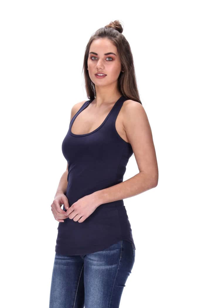 Clyde Singlet Navy 3