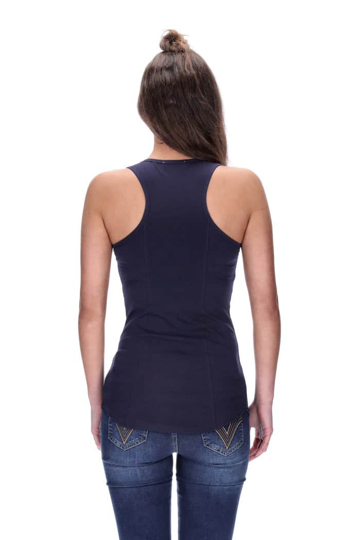 Clyde Singlet Navy 4