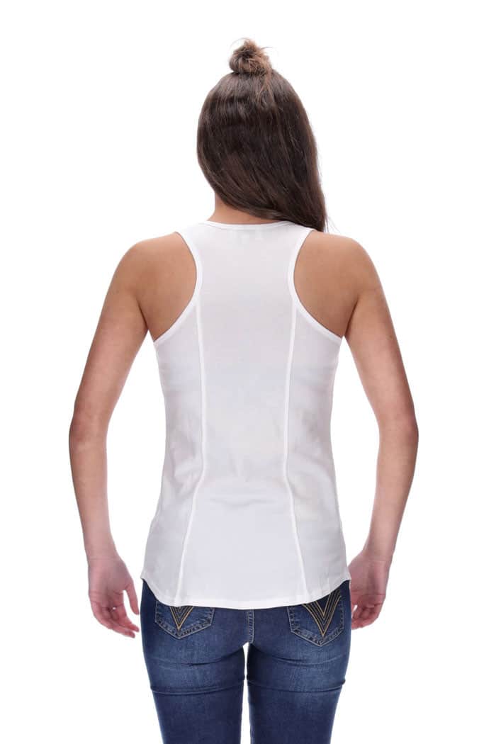Clyde Singlet White 4