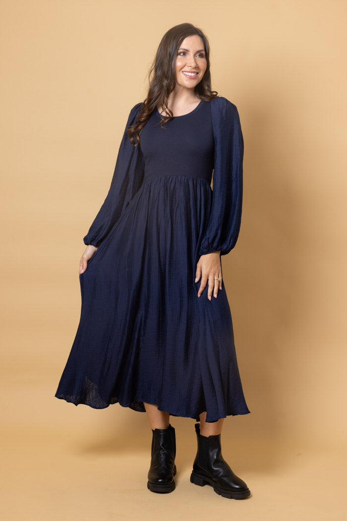 navy maxi dress plus size