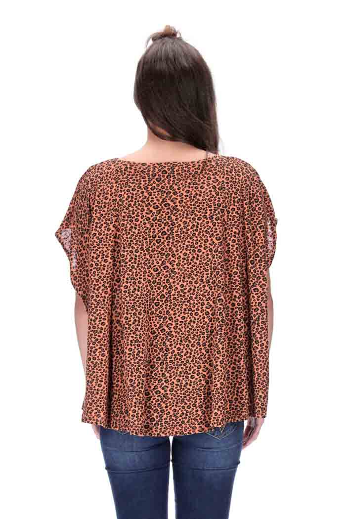Cruz Tee Rust Leopard 4