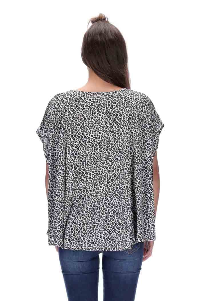 Cruz Tee White Leopard 4
