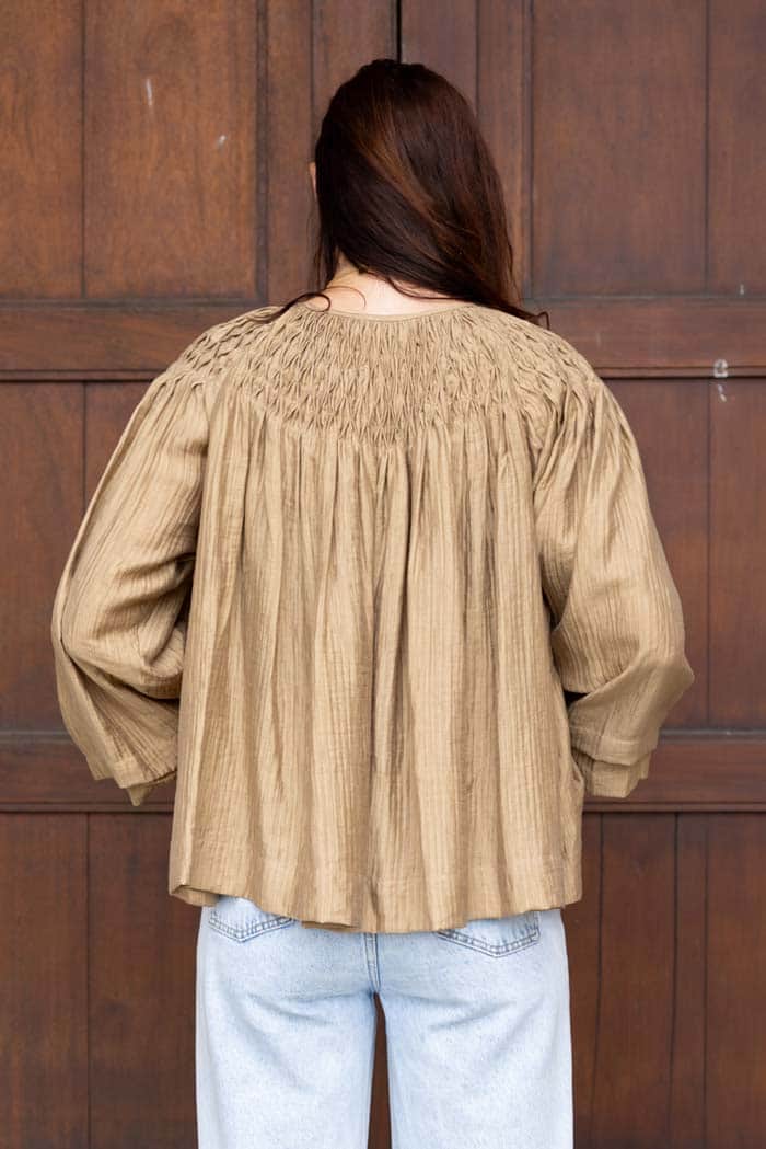 Darya Blouse Caramel 3