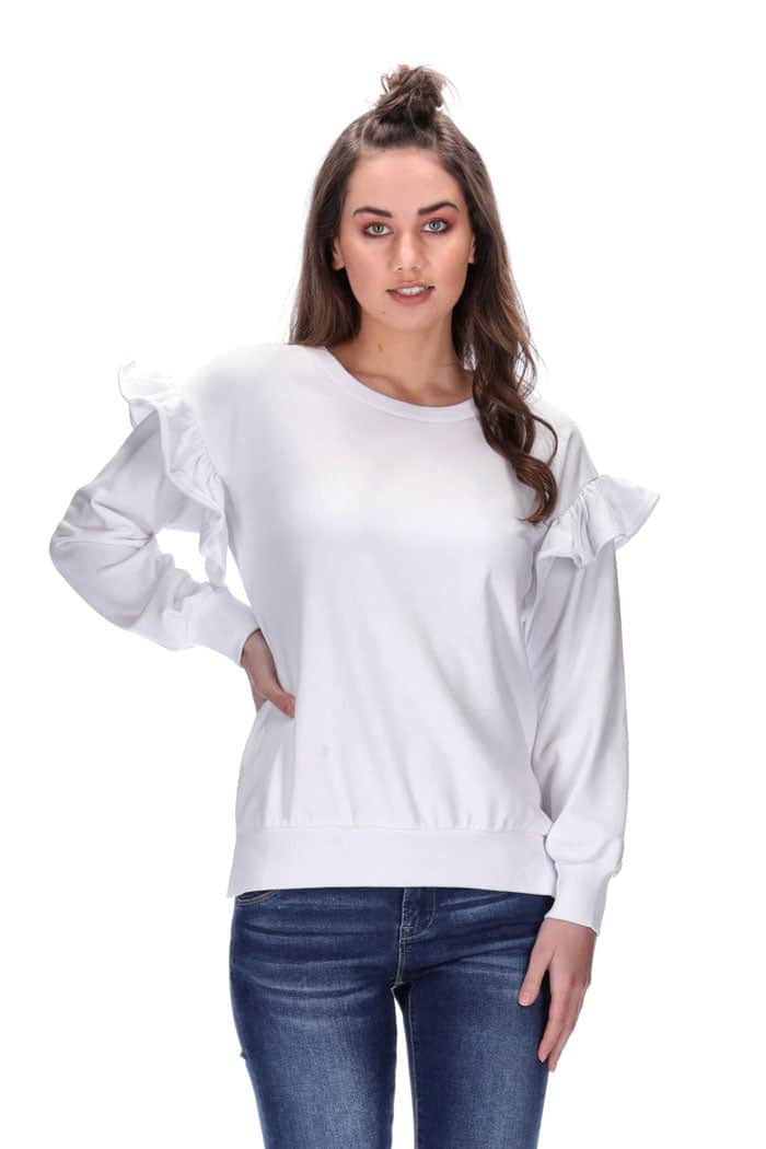 Emily Sweater White