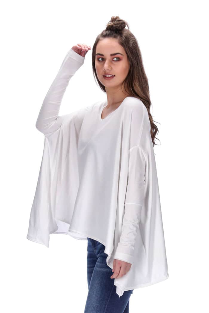 Emma Long Sleeve Top White 3
