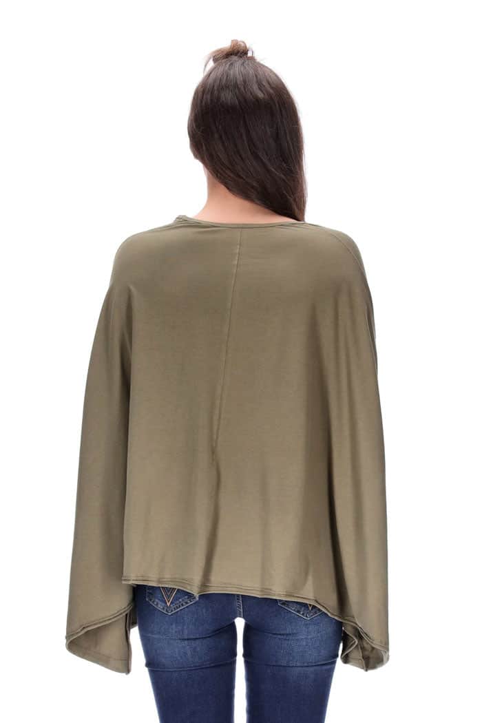 Emma Top Long Sleeve Olive 4