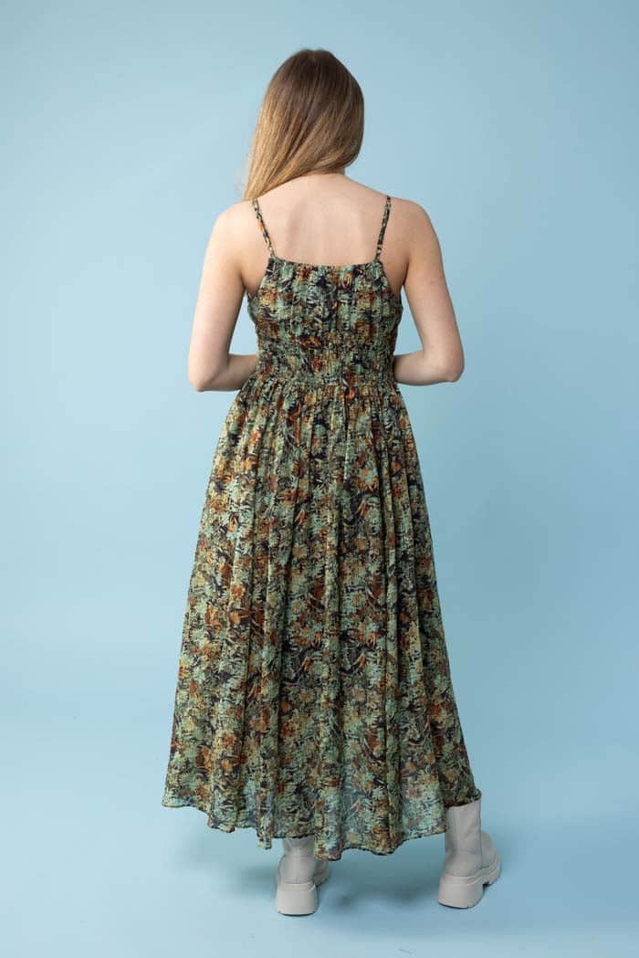 Esme Dress Green Floral 3