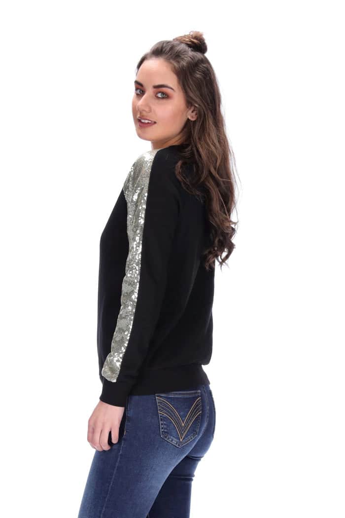 Frankie Sweater Black/Gold 3