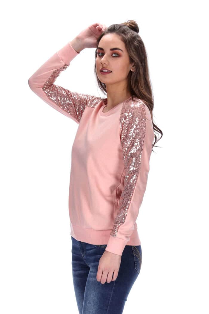 Frankie Sweater Peach/Rose 3