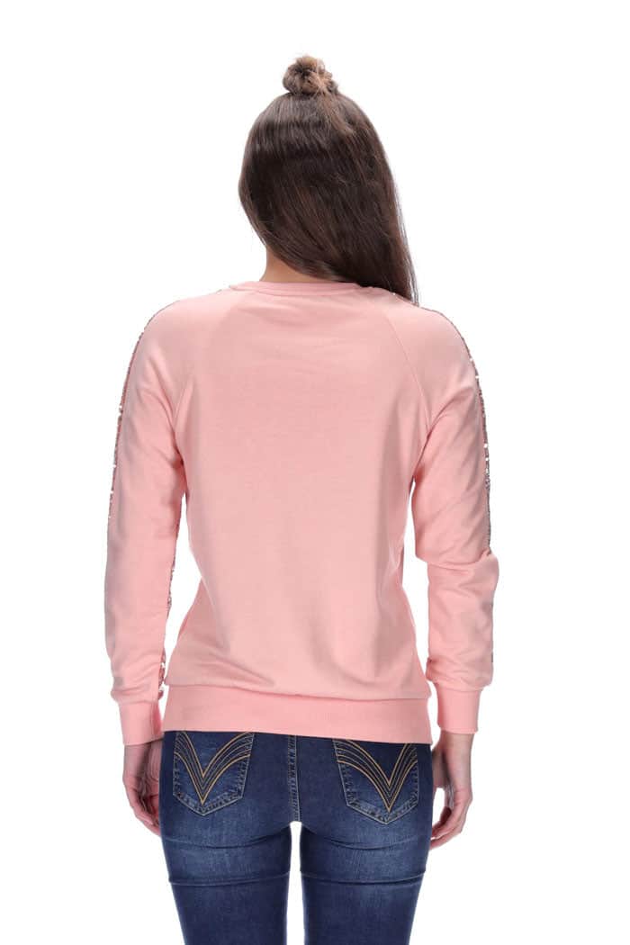 Frankie Sweater Peach/Rose 4
