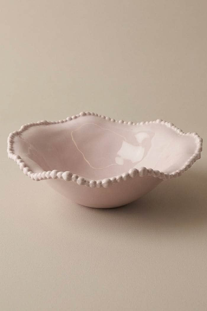 Le Forge Melamine Pearl Bowl 28cm French Pink