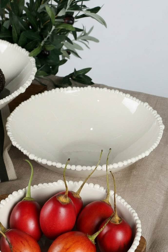Le Forge Melamine Pearl Tapered Bowl 29cm Sand 3