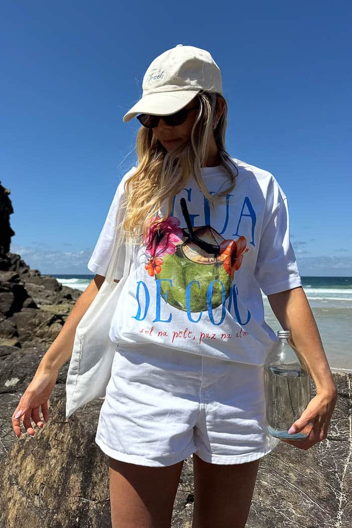 TYRL Agua De Coco Oversized T-Shirt White