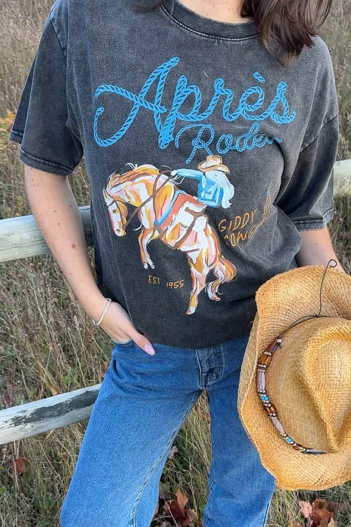 TYRL Apres Rodeo T-Shirt Acid Wash 2