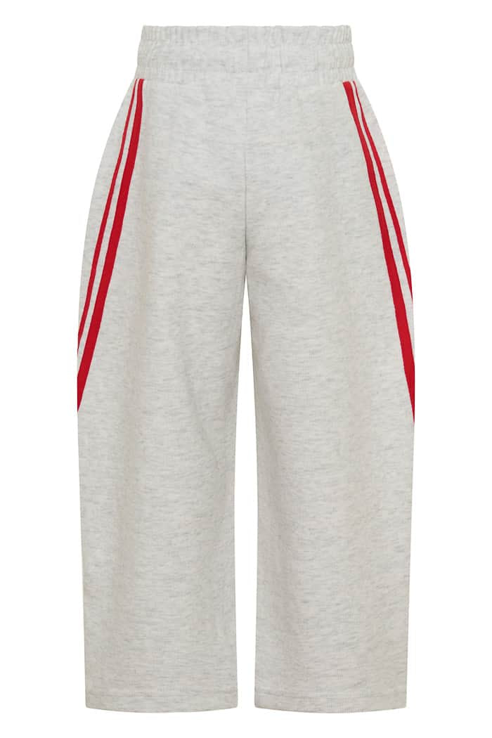 SŚAINT Barrel Track Pant Grey Red 3