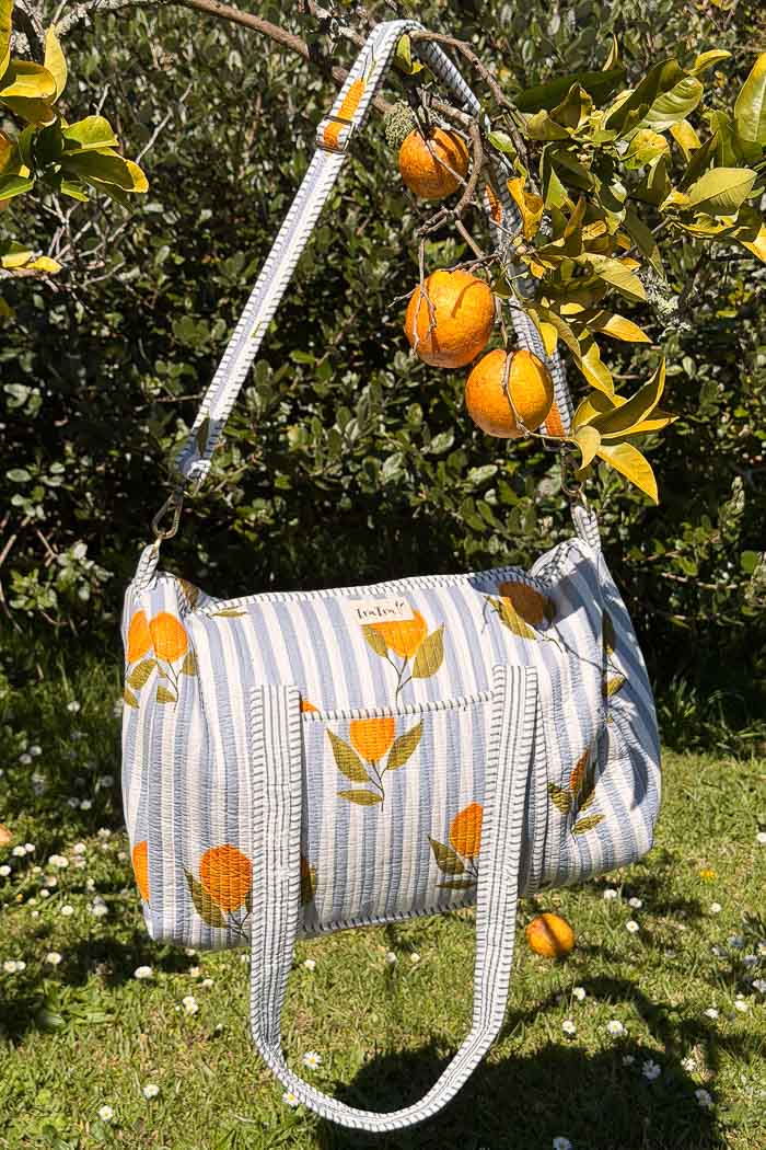 Ira Ira Lemon Weekender Bag Grey