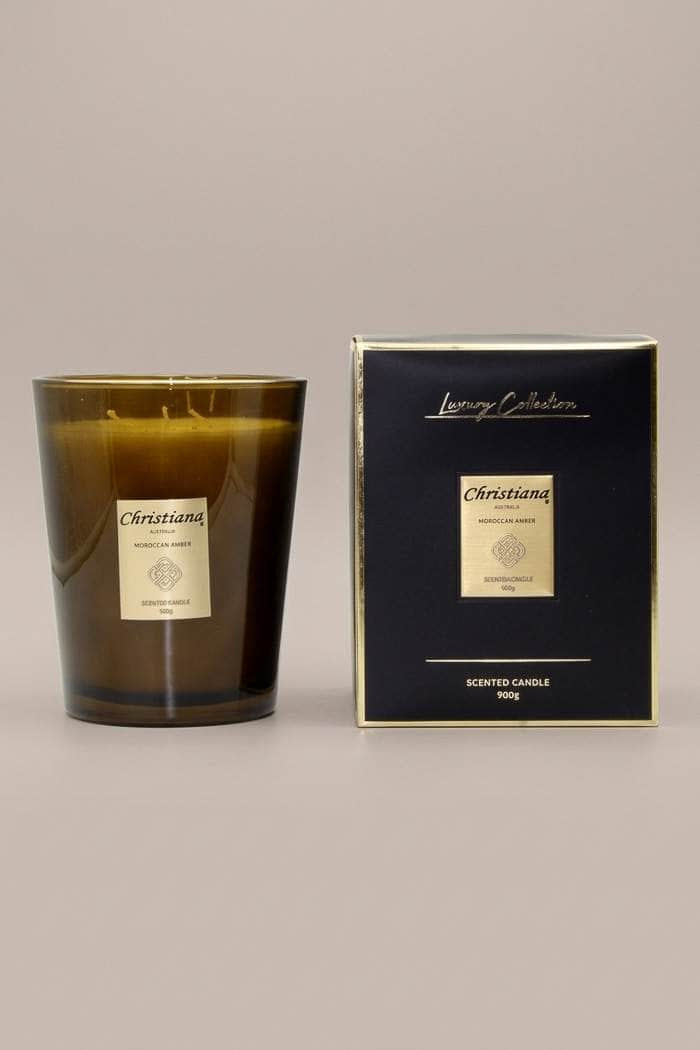 Christiana Candle Jar Moroccan Amber 900g