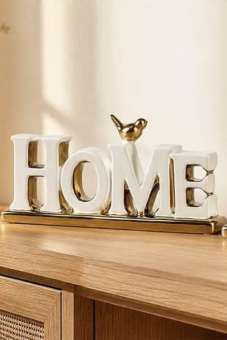 Jonglea Statue Home Sign W/Bird 26CM
