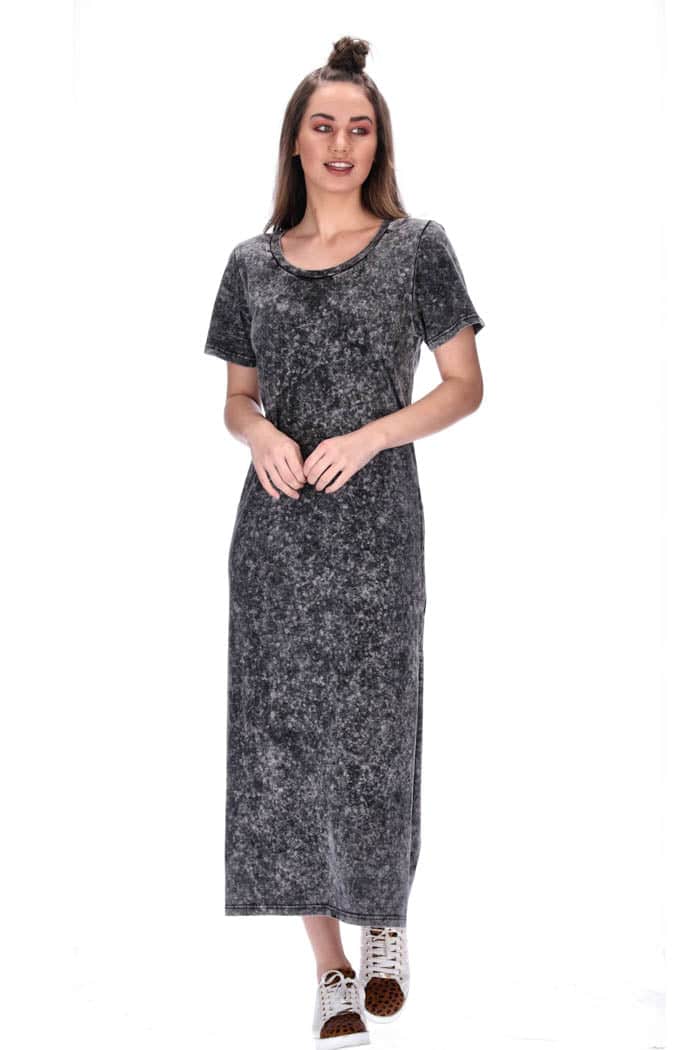 Genevieve Dress Stonewash
