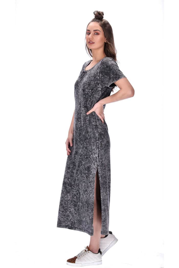 Genevieve Dress Stonewash 3