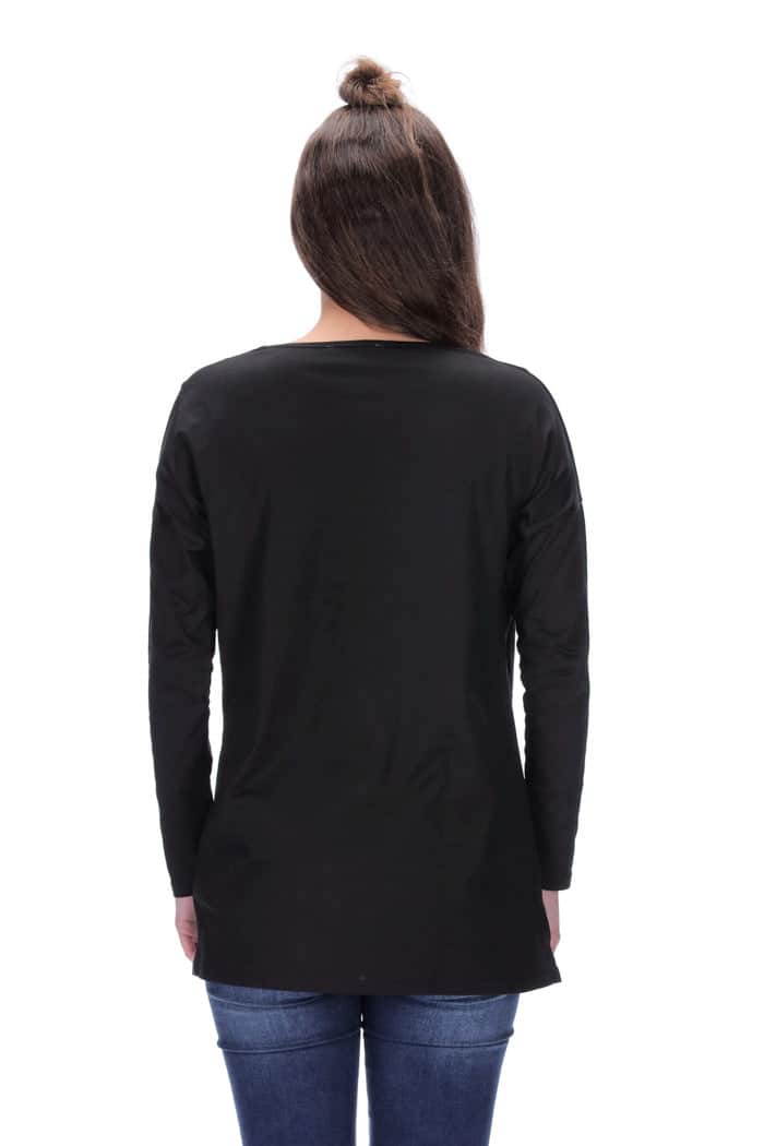 Hailey Long Sleeve Top Black 4