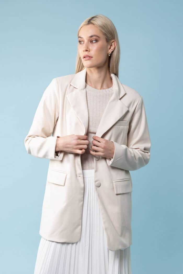 Harper Blazer Cream 2