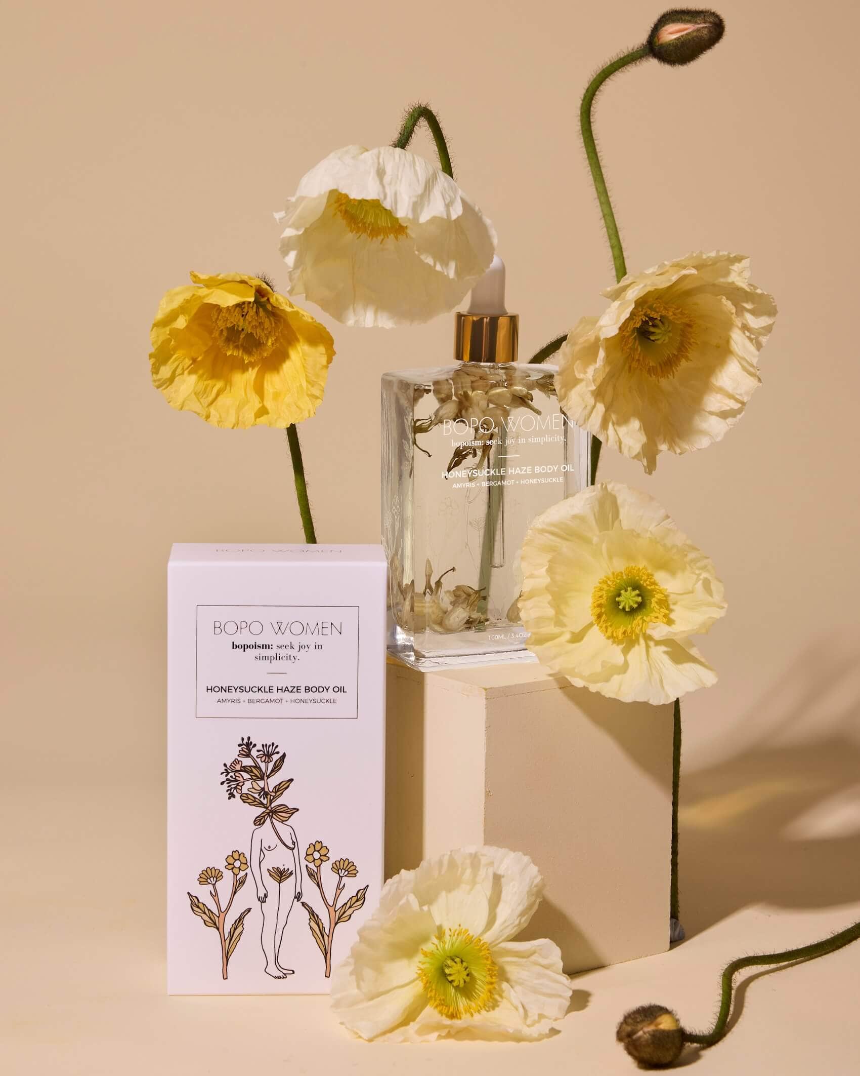 Bopo Women Body Oil 100ml Summer Solstice Honeysuckle Haze
