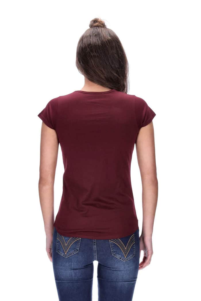Hunter Tee Burgundy 4