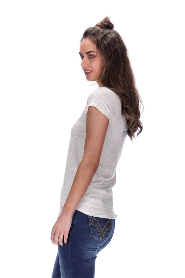 Hunter Tee Oatmeal Marle 3