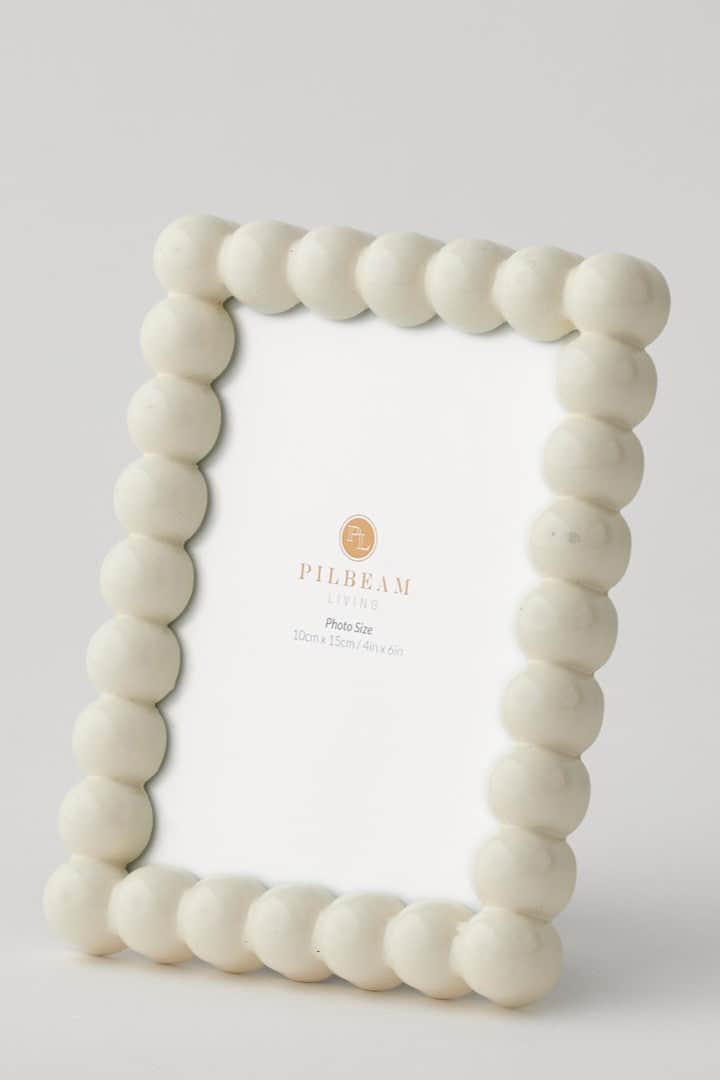 Pilbeam Living Creswick 4 x 6 Photo Frame Cream