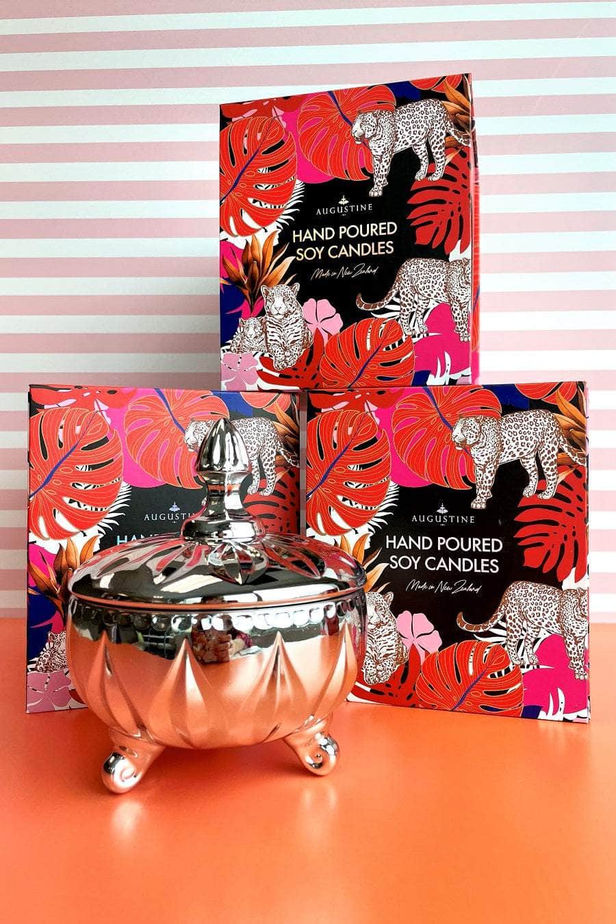 Silver Tropical Sorbet Candle