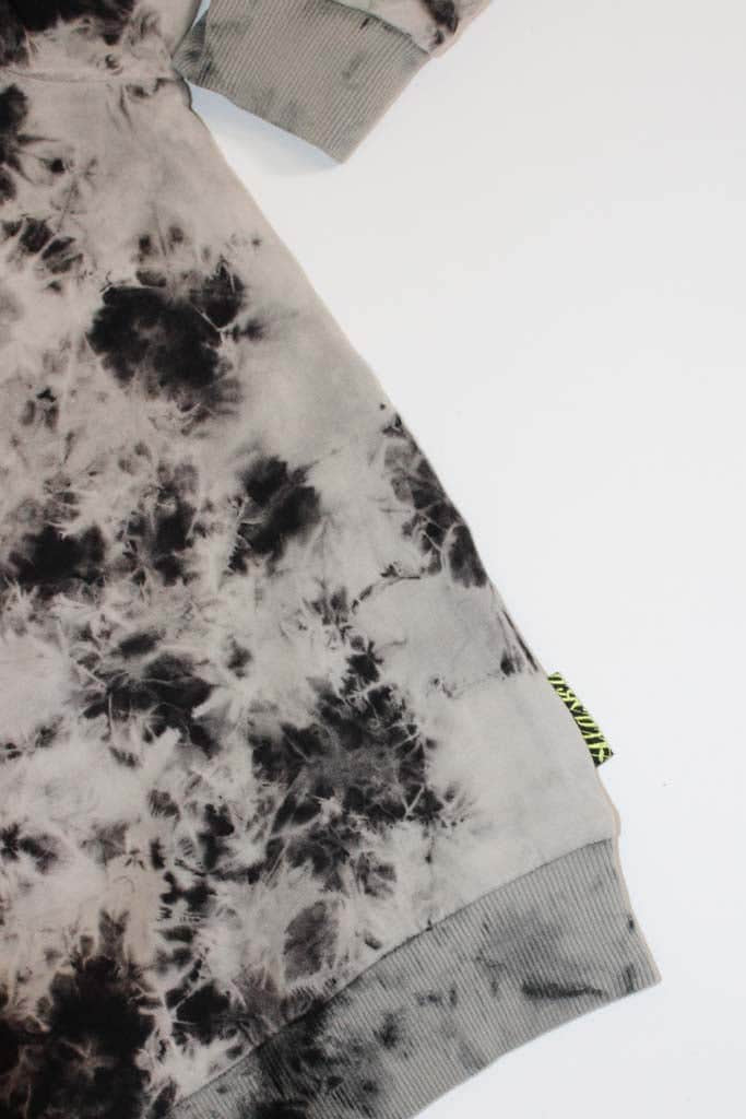 Zander Acid Wash Sweater Black/Grey 4