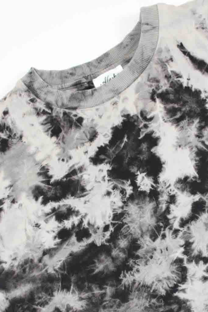 Zander Acid Wash Sweater Black/Grey 3