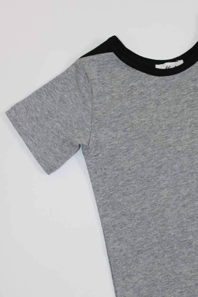 Jamie Romper Grey Marle/Black 3