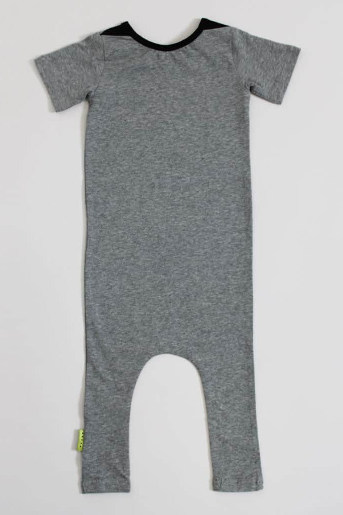 Jamie Romper Grey Marle/Black 4