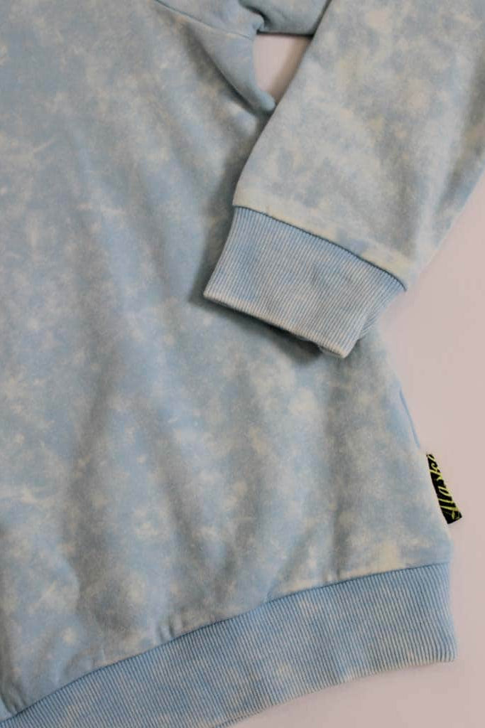 Zander Acid Wash Sweater Blue 4